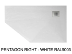 Receveur de douche, sur mesure, largeur 60 à 210 cm X 60 à 100 cm, Garantie 5 ans, résine pleine masse PN24 de couleurs, LIVRAISON OFFERTE
